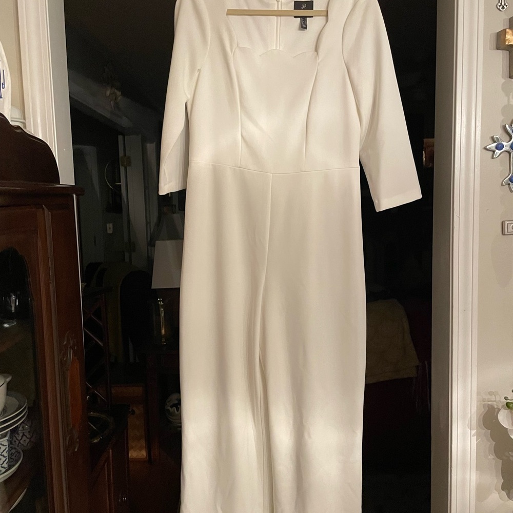 Elegant White Women's Dress